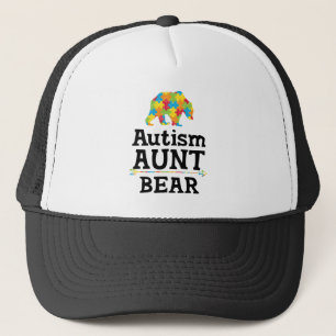 Casquette Tante mignonne Bear de sensibilisation sur