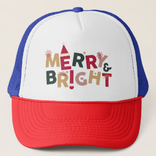 Casquette Tape et lumineuse typographie rétro colorée