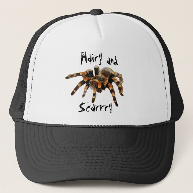 Casquette Tarantula, poilue et cicatrice, araignée (Devant)