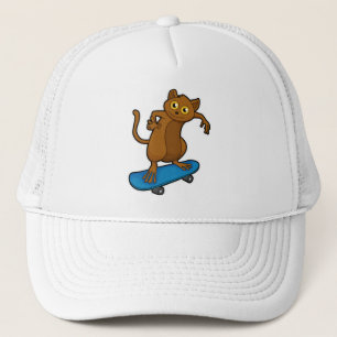 Casquette Tarsier comme Patineur avec Skateboard