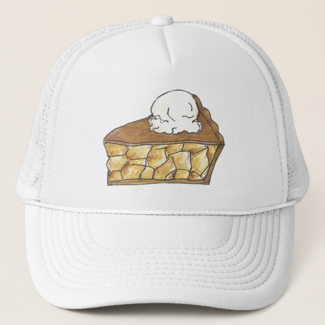 Casquette Tarte à la pomme cuite Une boulangerie dessert La  (Devant)