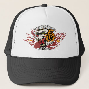 Casquette Tattoo tigre slogan