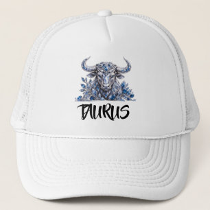 Casquette Taureau Zodiaque Crystal Argent