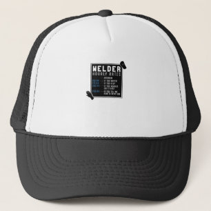 Casquette Taux horaires de soudure