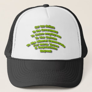 Casquette Tax Dollars Cycle Political Conservative