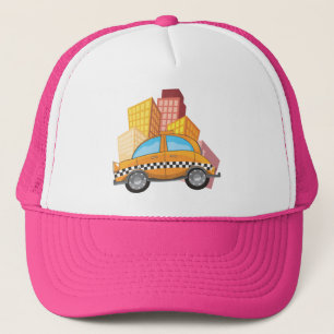 Casquette taxi+dessin+animé,taxi+jaune,cab,new+york+city
