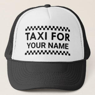 Casquette Taxi Pour Votre Nom