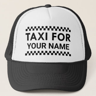 Casquette Taxi Pour Votre Nom