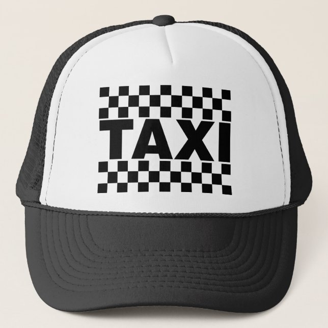 Casquette Taxi ~ Taxi Cab ~ Voiture À Louer (Devant)