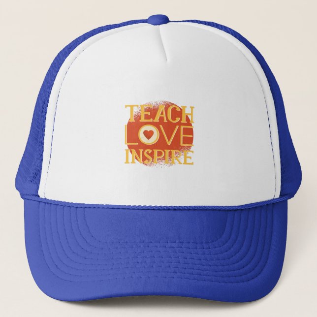 Casquette Teach Love Inspire - LES ENSEIGNANTS CITENT DES DI (Devant)