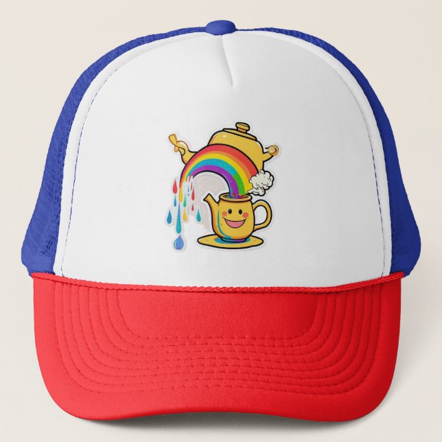 Casquette "Teapot Magic and Rainbows" (Devant)