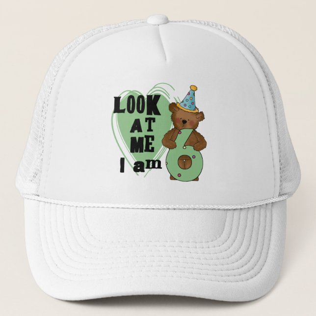 Casquette Teddy Bear I'm 6 Anniversaire T-shirts et cadeaux (Devant)