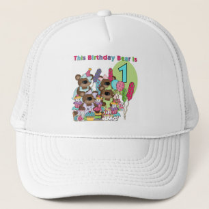 Casquette Teddy Bear Party 1st Birthday tshirts et cadeaux