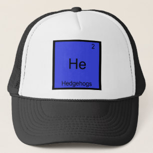 Casquette Tee du symbole de l'élément de chimie drôle des hé