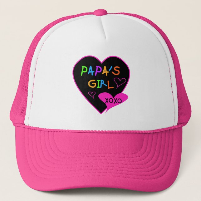 Casquette Tee - shirt de la fille du papa, casquettes, (Devant)