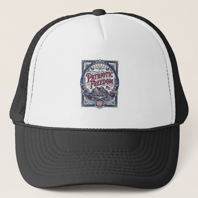 Casquette Tee-shirt graphique vectoriel de jardin de campagn (Devant)