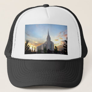 Casquette temple mormon Oquirrh Mountain Utah LDS