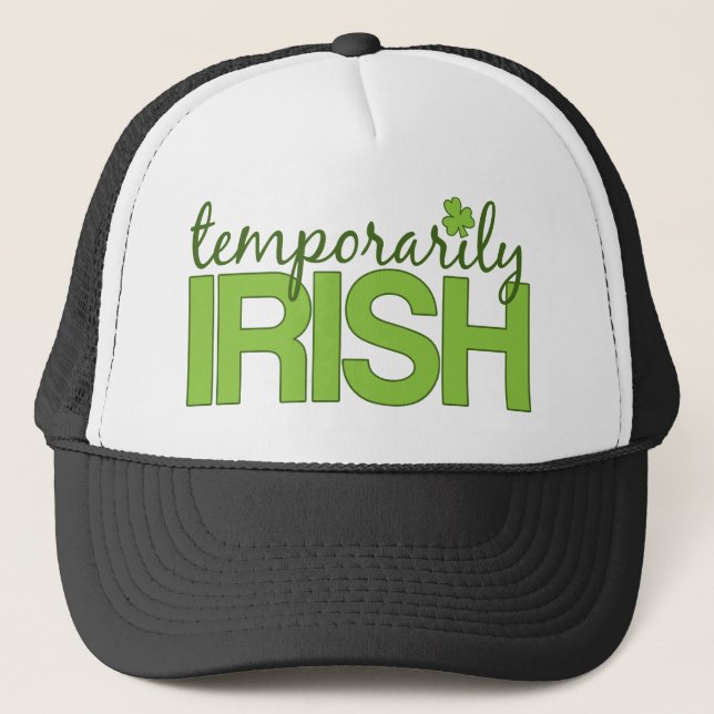 Casquette Temporairement irlandais (Devant)