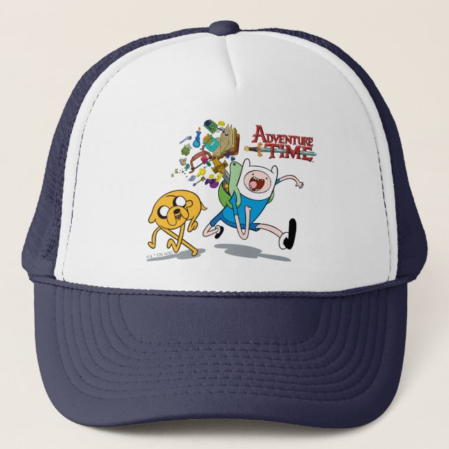Casquette Temps d'aventure | Sac à dos Finn's Adventure Gear (Devant)