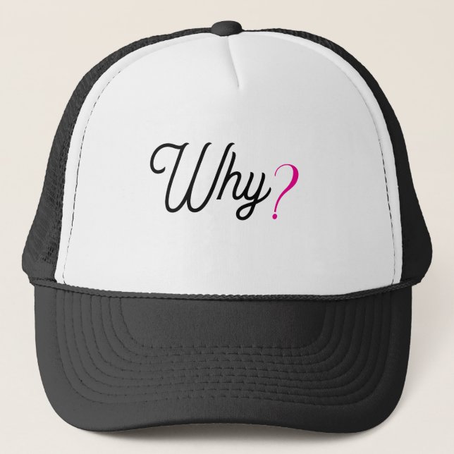 Casquette tendance minimaliste avec affirmation –  (Devant)