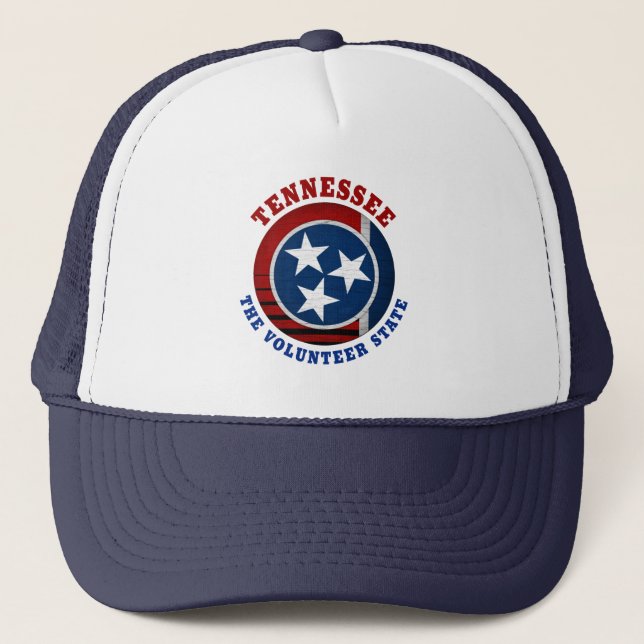 CASQUETTE TENNESSEE BÉNÉVOLE D'ÉTAT FLAG TRUCKER HAT (Devant)