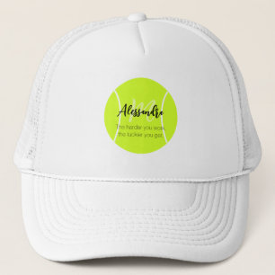 Casquette Tennis ball nom personnalisé & texte