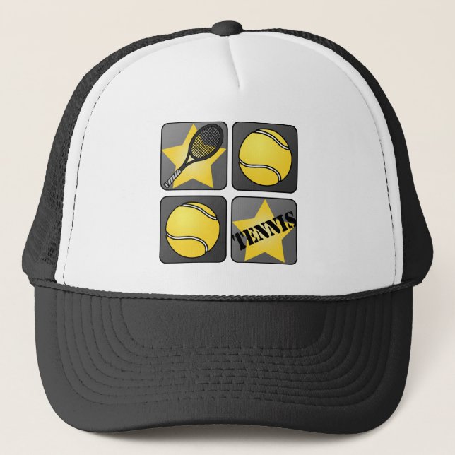 Casquette Tennis noir (Devant)