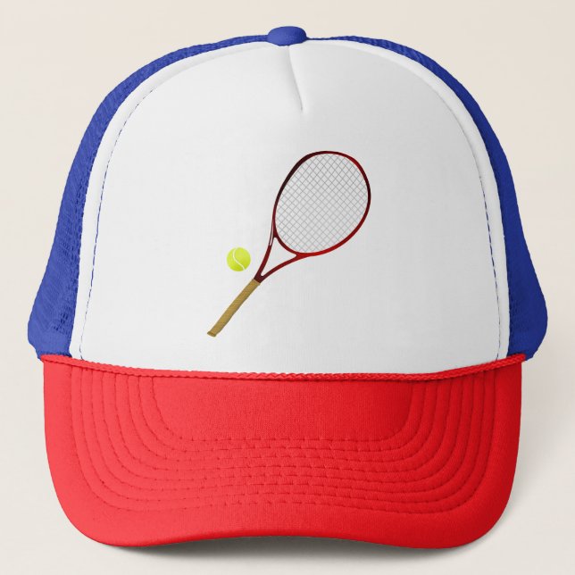 Casquette Tennis racket and ball (Devant)