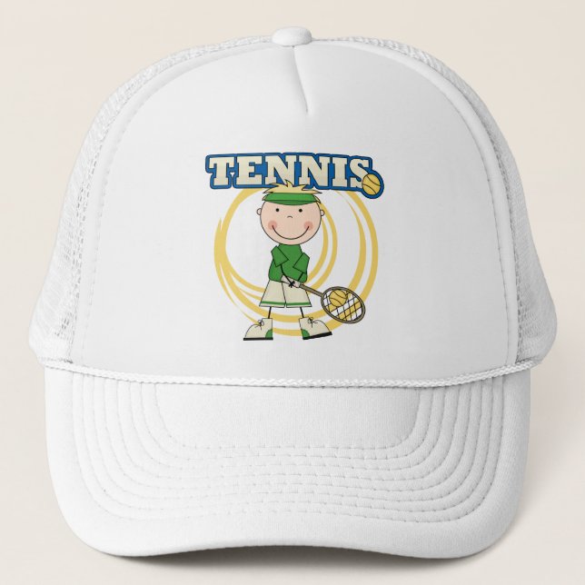Casquette TENNIS - T-shirts et cadeaux blonds de garçon (Devant)