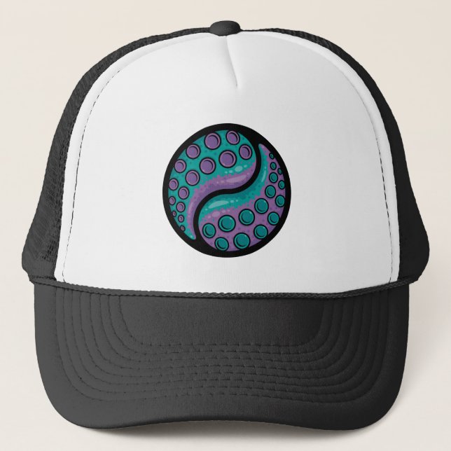 Casquette Tentacle Yin Yang (Devant)
