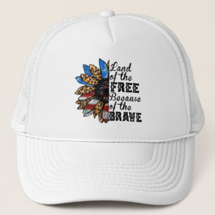 Casquette Terre tournesol de libre à cause du courageux