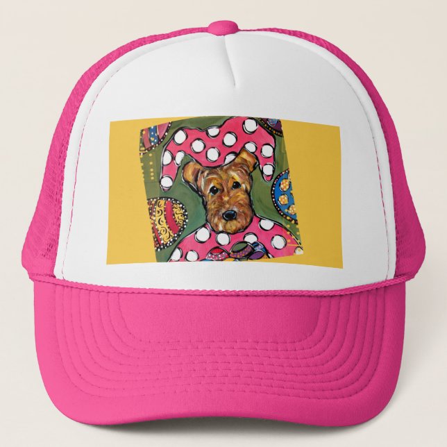 CASQUETTE  TERRIER AIREDALE    (Devant)