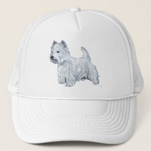 Casquette Terrier blanc de la West Highland