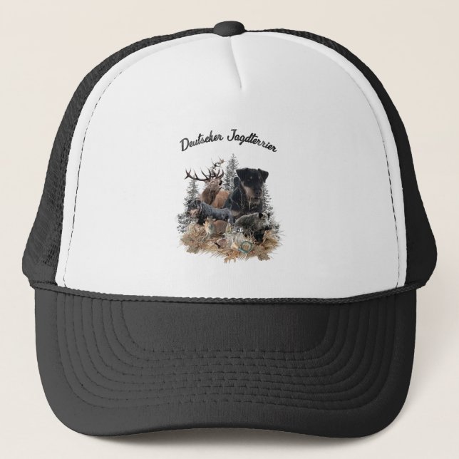 Casquette Terrier de chasse allemand (Jagdterrier) (Devant)