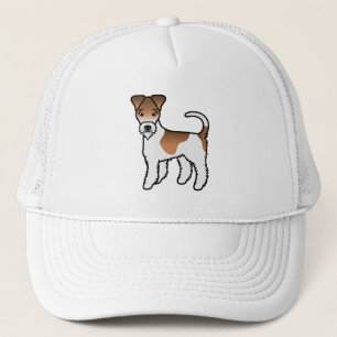 Casquette Terrier Fox à fil de fer blanc et fauve Chien de d