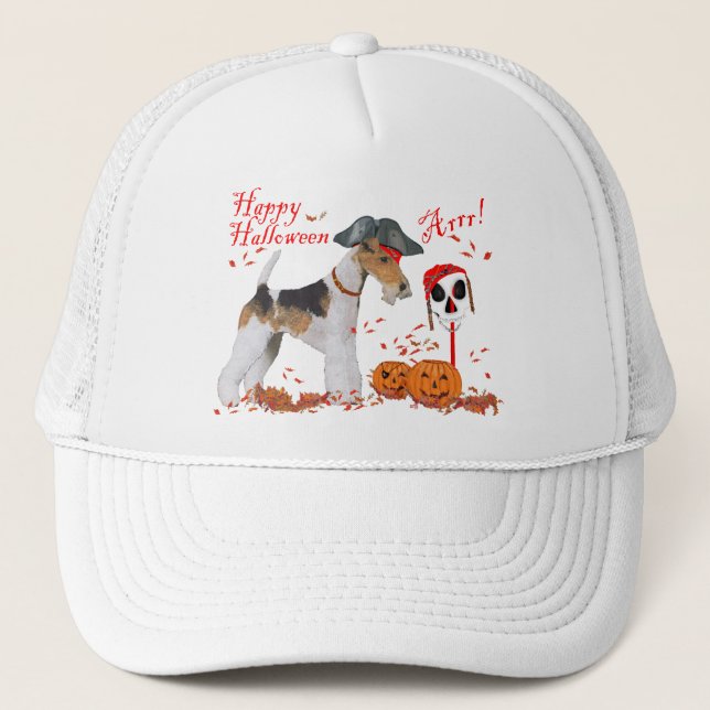 Casquette Terrier Fox à poil dur Halloween (Devant)