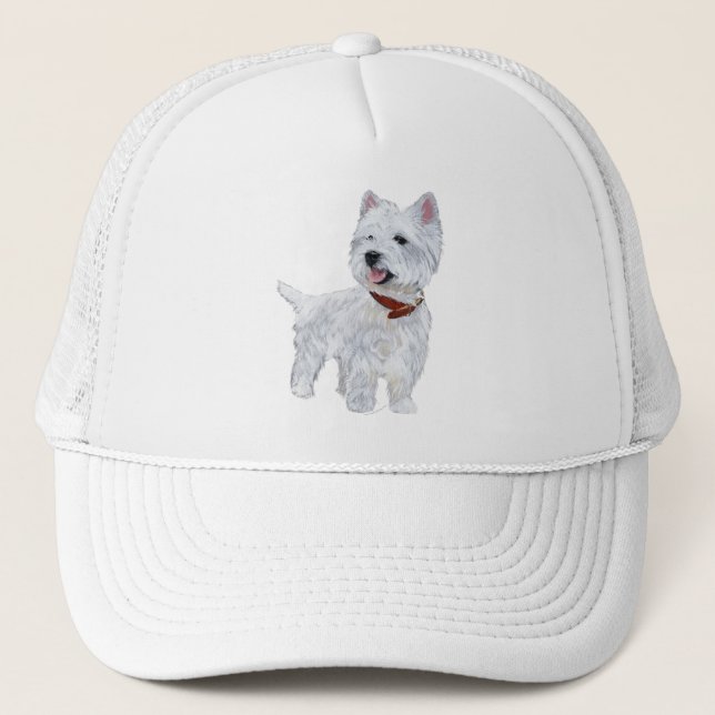 Casquette Terrier West Highland White (Devant)
