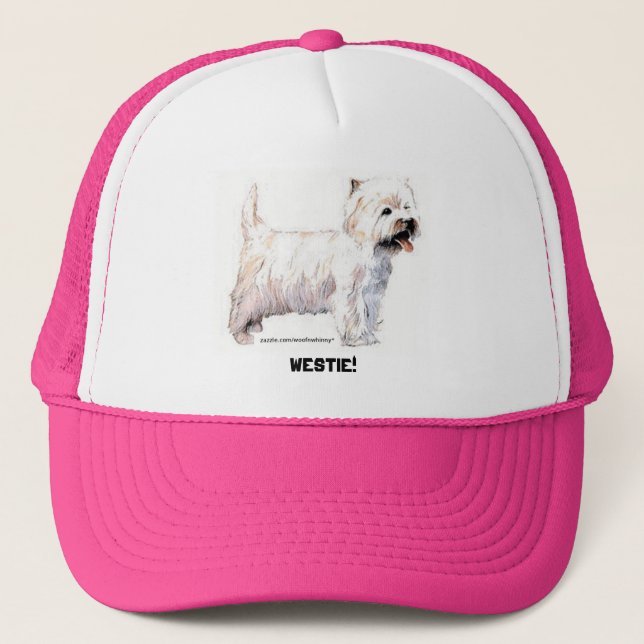 Casquette Terriers blancs de West Highland (Devant)