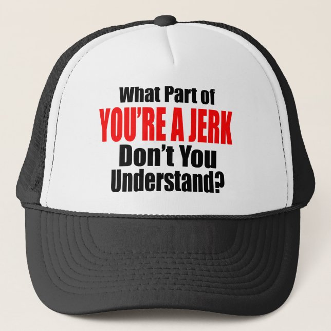 Casquette T'es un Crétin (Devant)