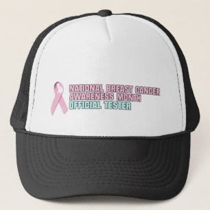 Casquette Tester officiel du cancer du sein 2