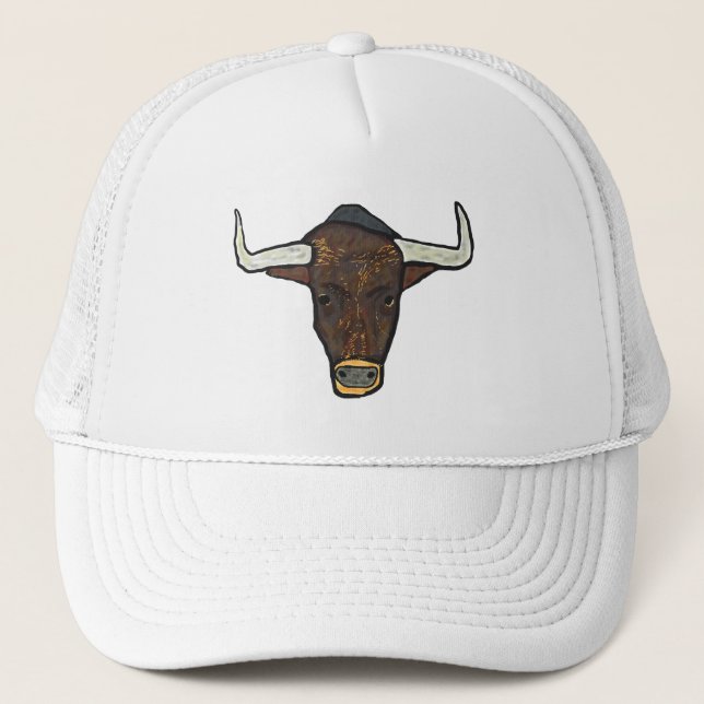 Casquette Tête Bull (Devant)