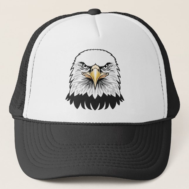 Casquette Tête d'aigle américain (Devant)