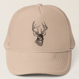 Casquette Tête de cerfs communs de WhiteTailed