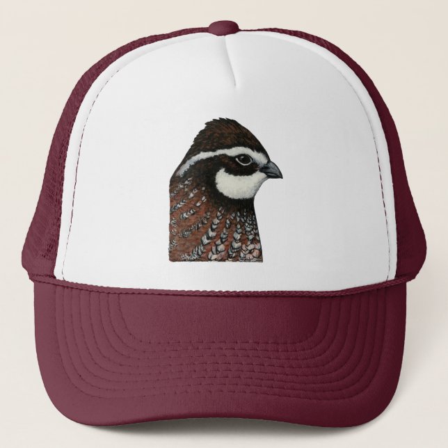 Casquette Tête de colin de Virginie (Devant)