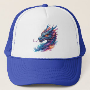 Casquette Tête de dragon aux yeux féroces