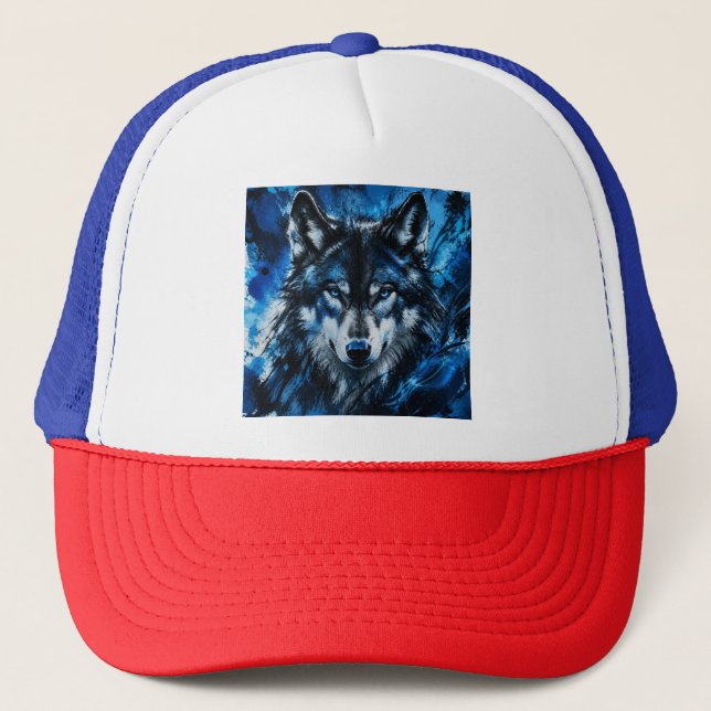 Casquette Tête de loup (Devant)