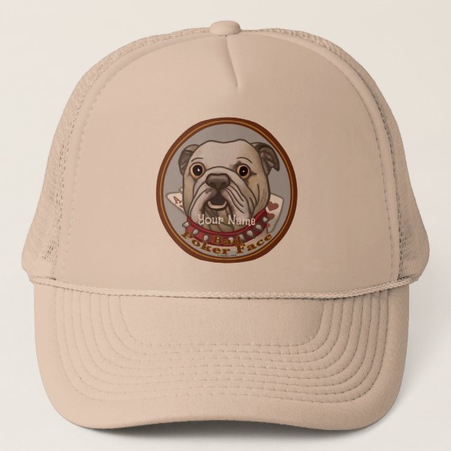 Casquette Tête de Poker Bulldog (Devant)