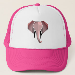 Casquette Tête d'éléphant rose
