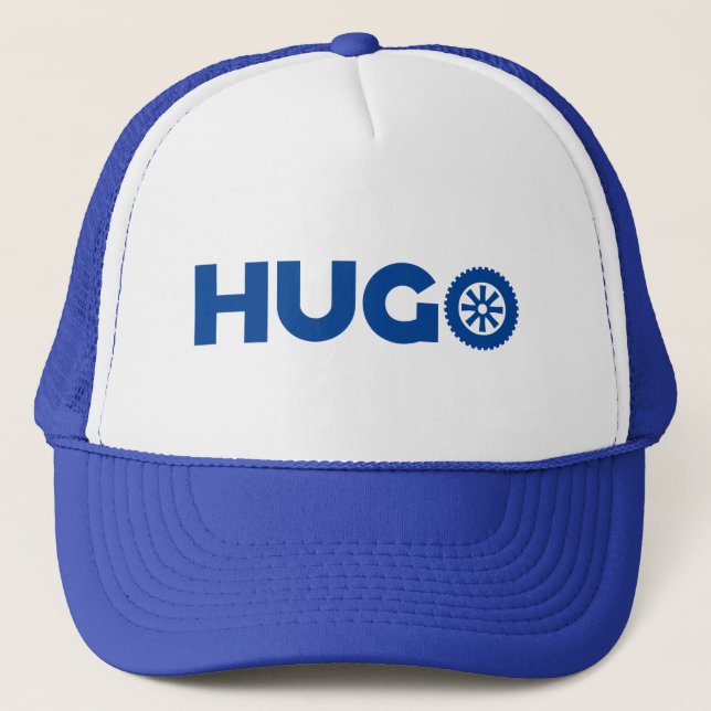 Casquette Tête Hugo Petrol (Devant)