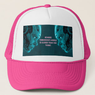 CASQUETTE TÊTE ROBOTIQUE CYBORG